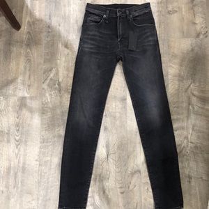R 13 High rise jeans size 25 Dirty Black